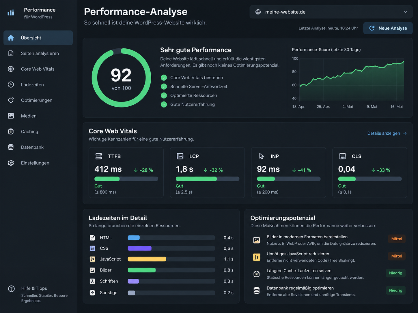 Langsame WordPress Plugins und Datenbankabfragen analysieren