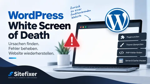 WordPress White Screen of Death: Weiße Seite richtig beheben
