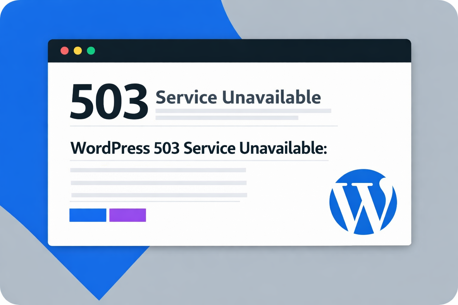 Sitefixer Blog Visual zu WordPress Fehlern und technischer Wiederherstellung